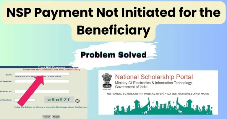 NSP Payment Not Initiated for the Beneficiary